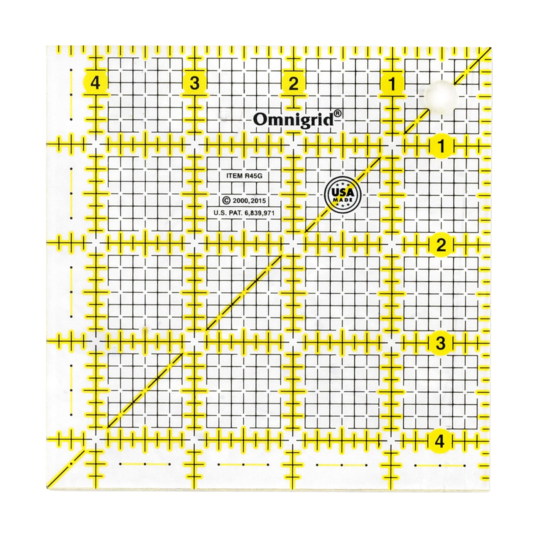 Omnigrid Ruler - 4in x 4in