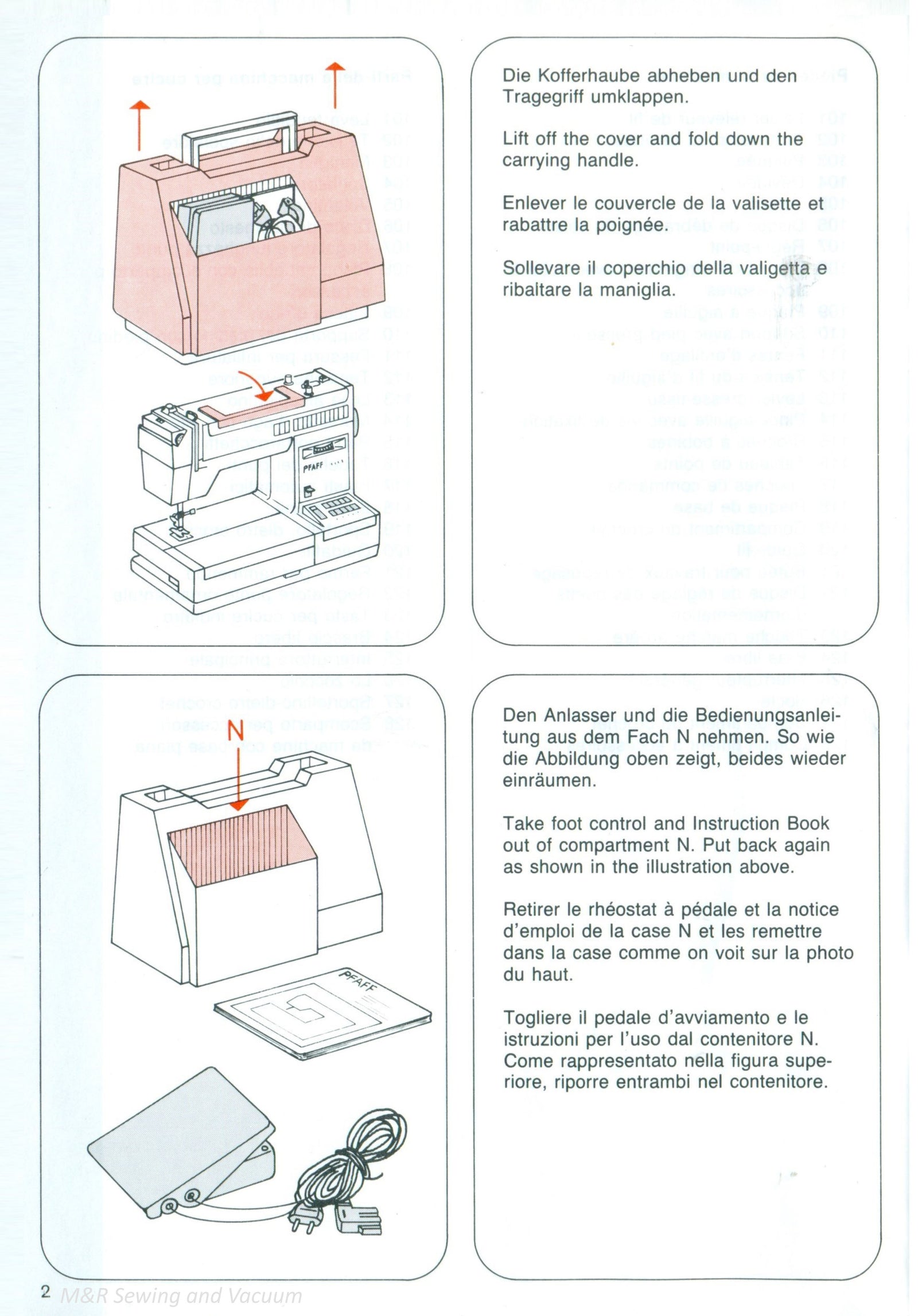 Instruction Manual, Pfaff Hobbymatic 947