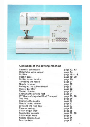 Pfaff Tiptronic/Tipmatic Instruction Manual