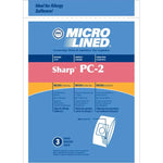 Type PC-2 Sharp Replacement Bags - 3/pk