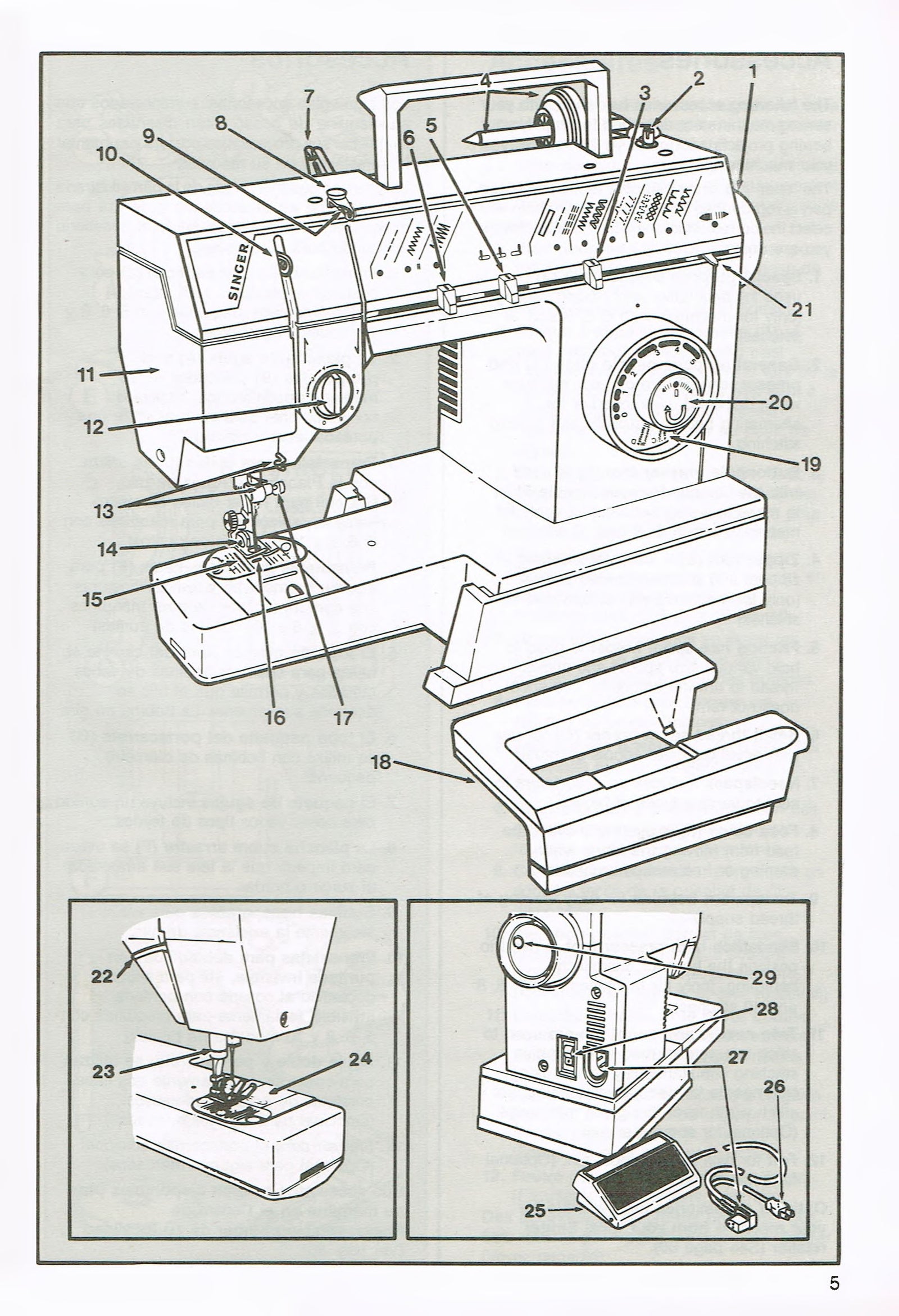 Singer 621B/5817C Instruction Manual