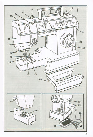 Singer 621B/5817C Instruction Manual