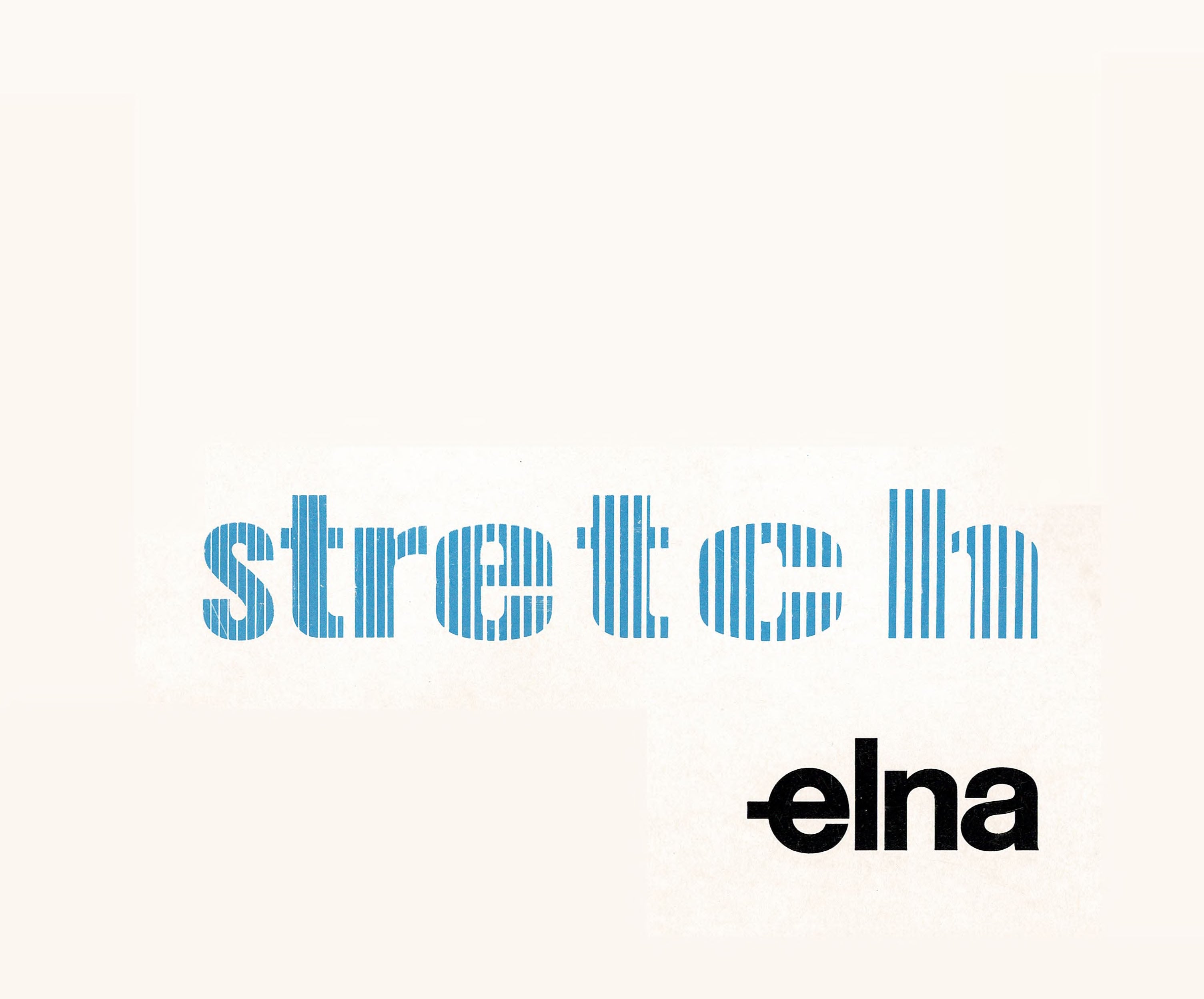 Elna SU (Super) Stretch Stitch Instruction Manual