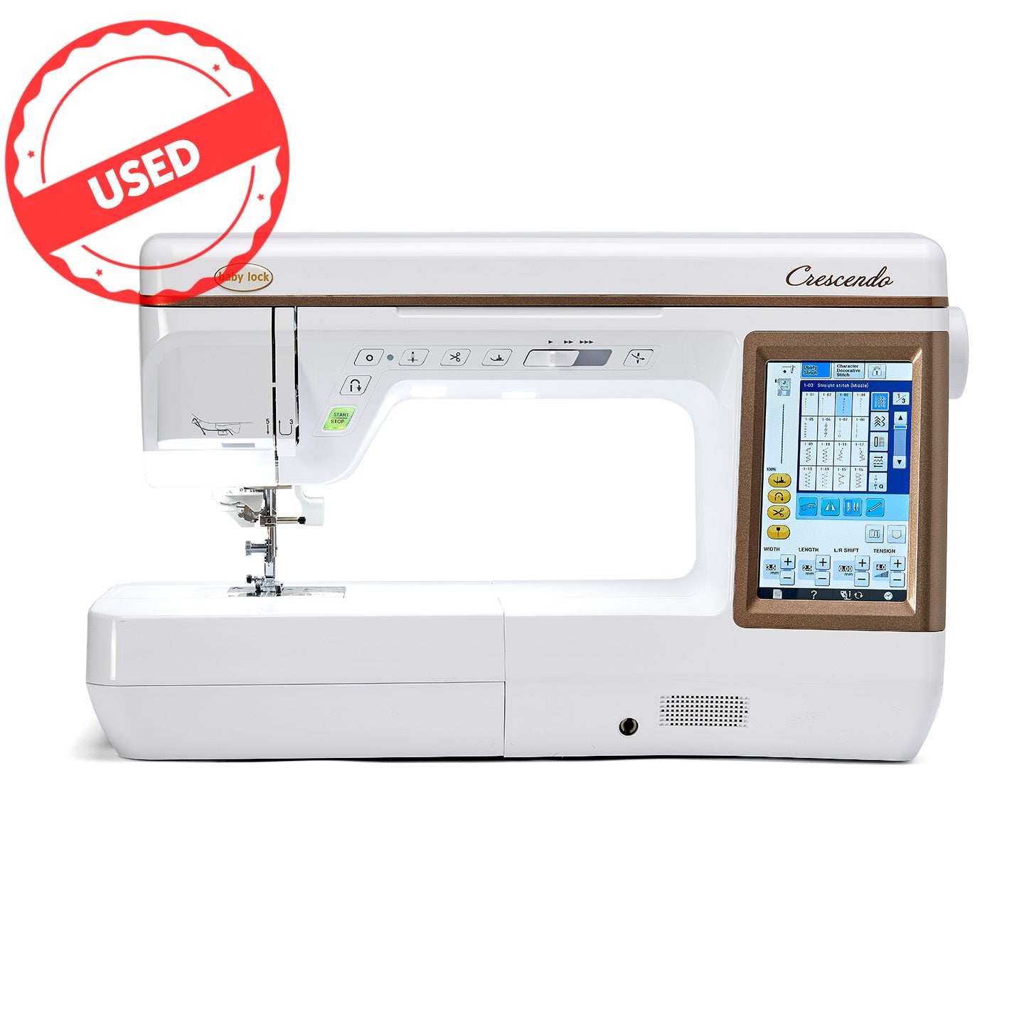 USED Baby Lock Crescendo