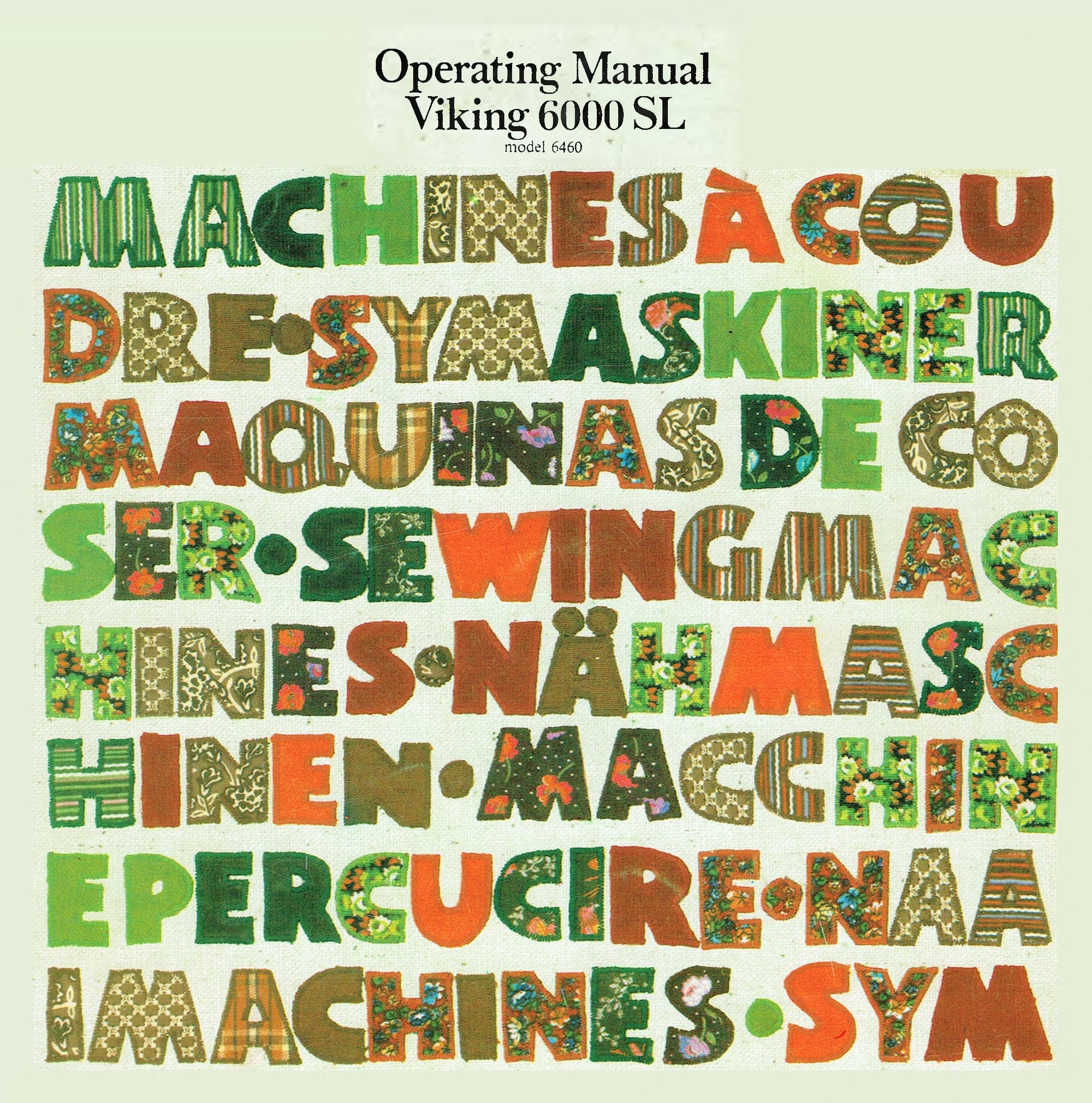 Viking 6460 Instruction Manual