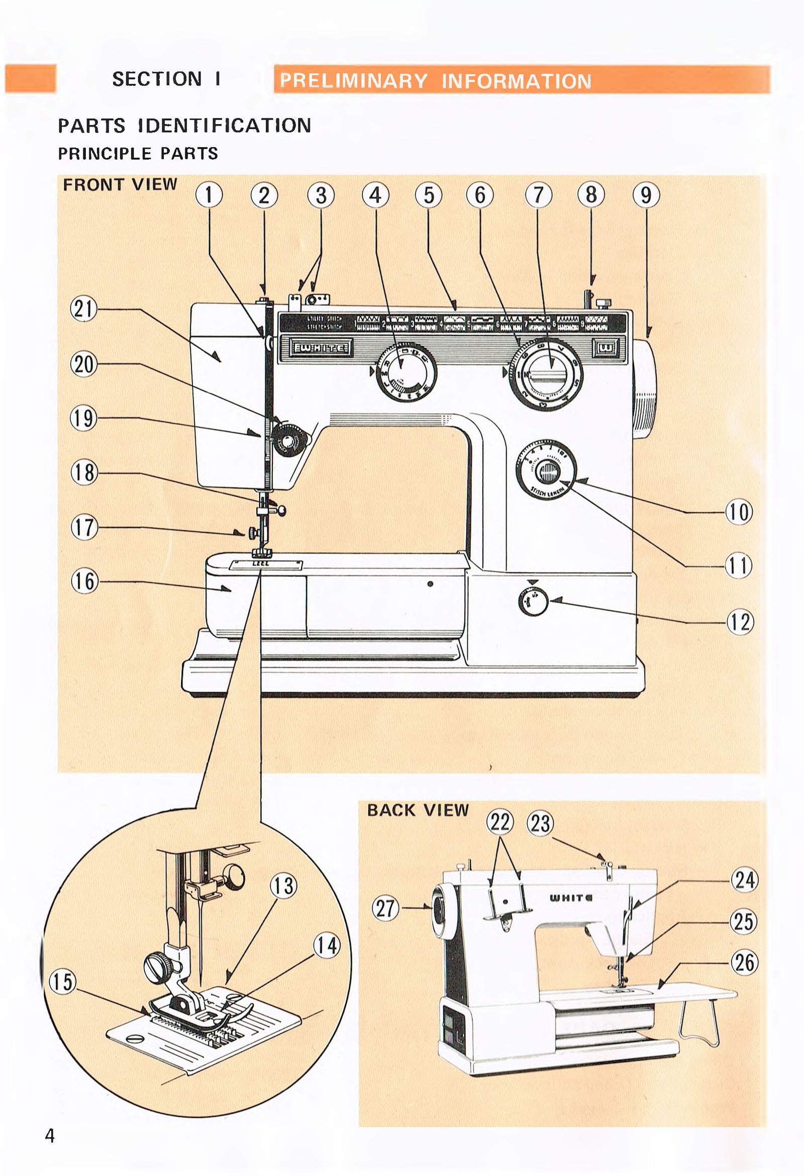 White 734 Instruction Manual