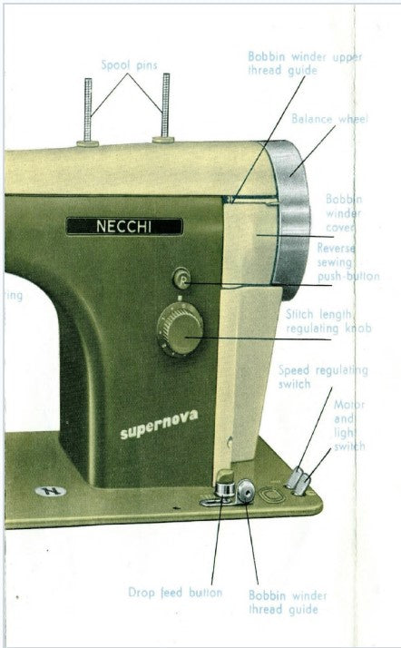 Instruction Manual, Necchi SuperNova Automatic Ultra