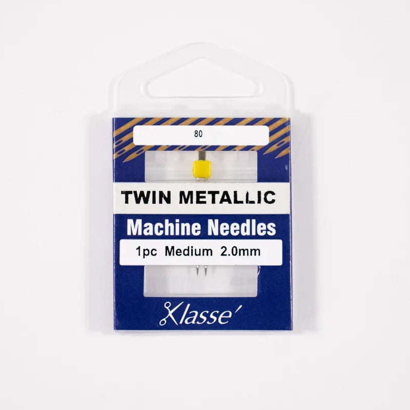 Klasse Twin Metallic Needles - 1pk