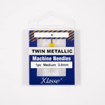 Klasse Twin Metallic Needles - 1pk