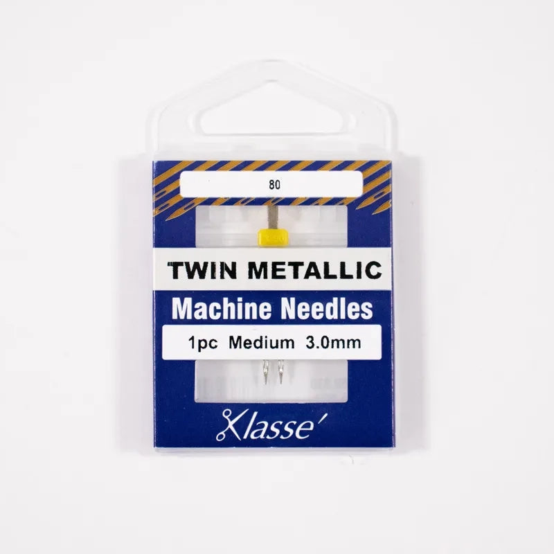 Klasse Twin Metallic Needles - 1pk