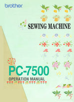 Brother PC-7500 Instruction Manual