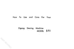 White Model 571 Instruction Manual