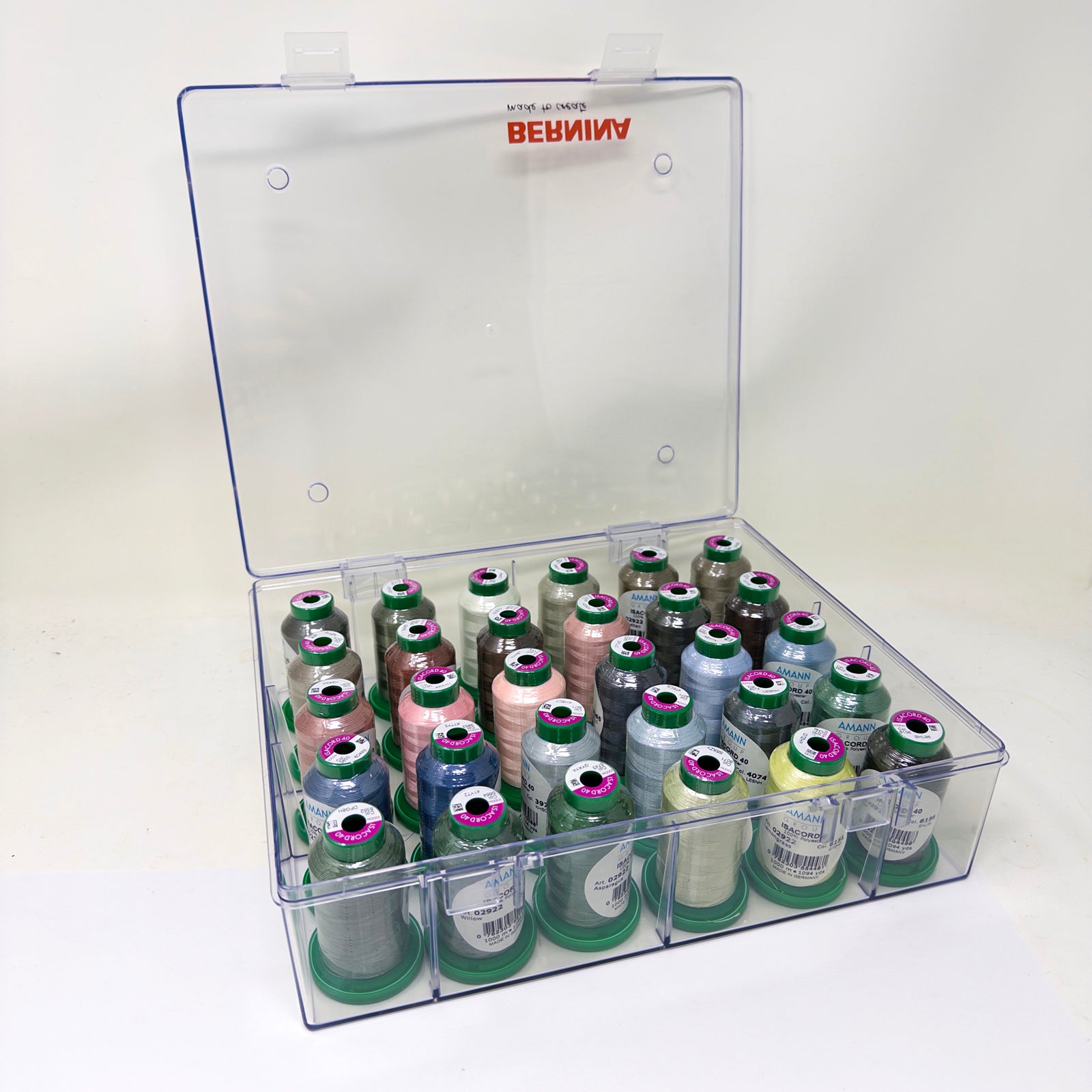 Bernina Isacord Thread Satchel, 30 spools, [600]