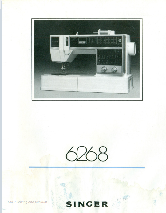 Singer 6268 Insruction Manual