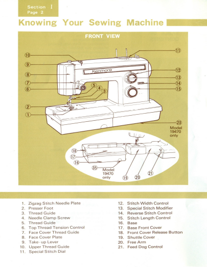 Kenmore 1947 Instruction Manual