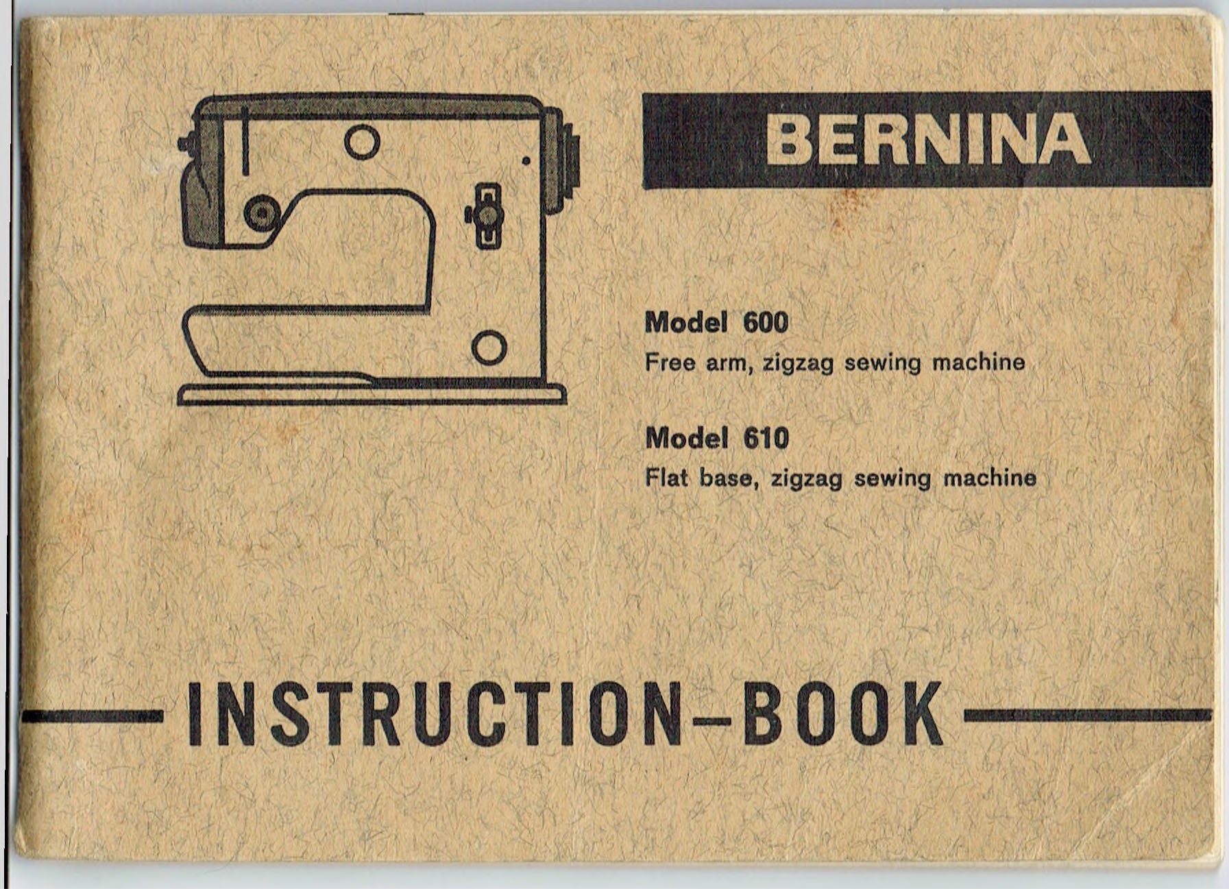Bernina 600/610 Instruction Manual