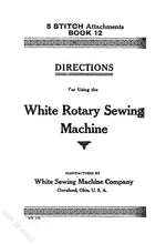 White Rotary Book 12 Instruction Manual