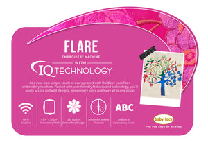 Baby Lock Flare Embroidery Only Machine