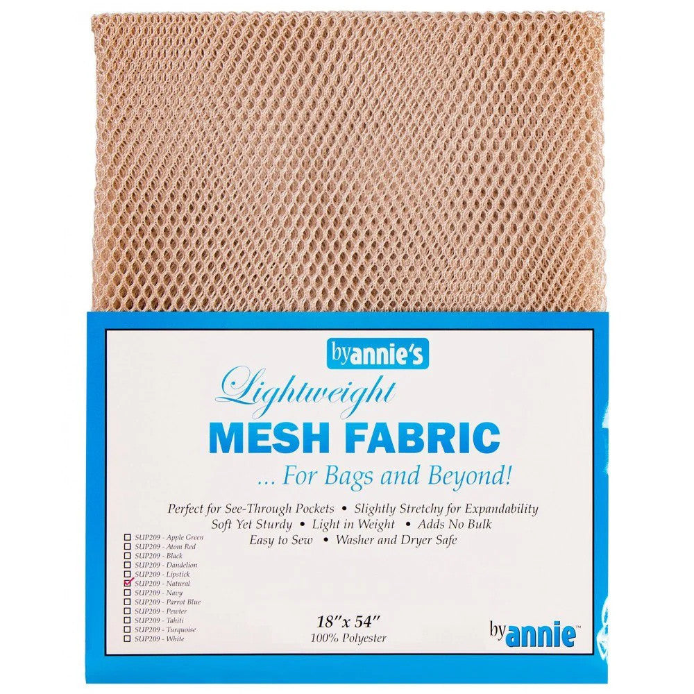 Lightweight Mesh Fabric - Natural