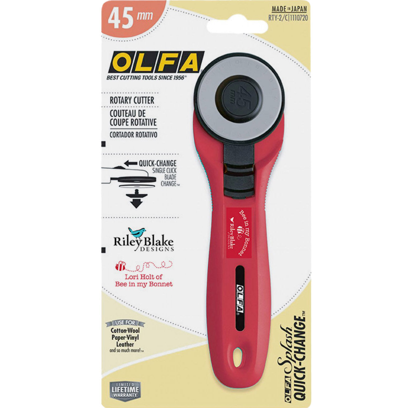 Lori Holt Olfa Rotary Cutter - 45mm
