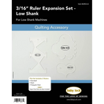 Baby Lock 3/16in Ruler Expansion Set - Low Shank, BLRK3-LS