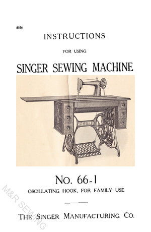 Singer 66-1 Instruction Manual