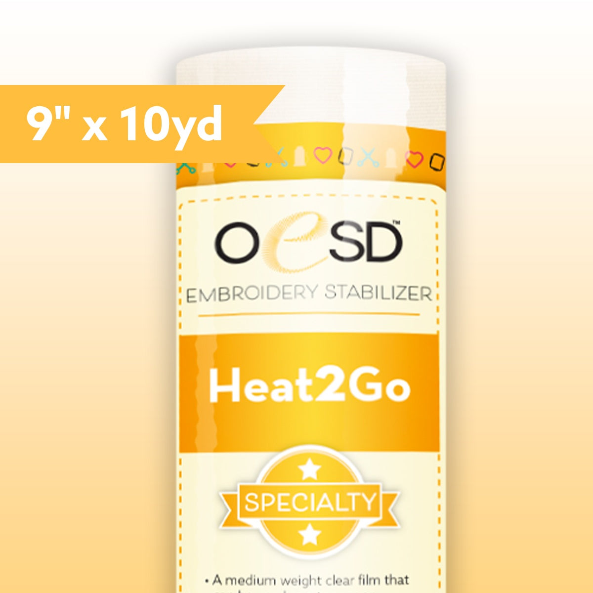 OESD Heat2Go Topping - 9in x 10yd