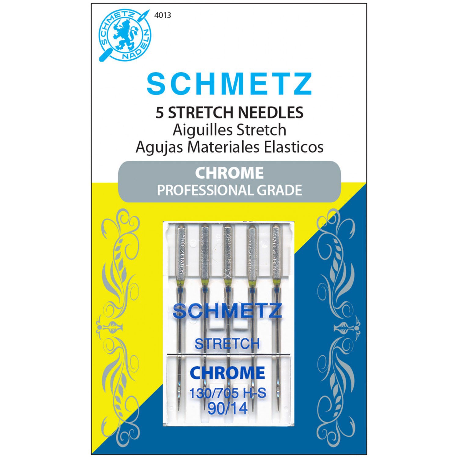 Schmetz Chrome Stretch Needles - 90/14