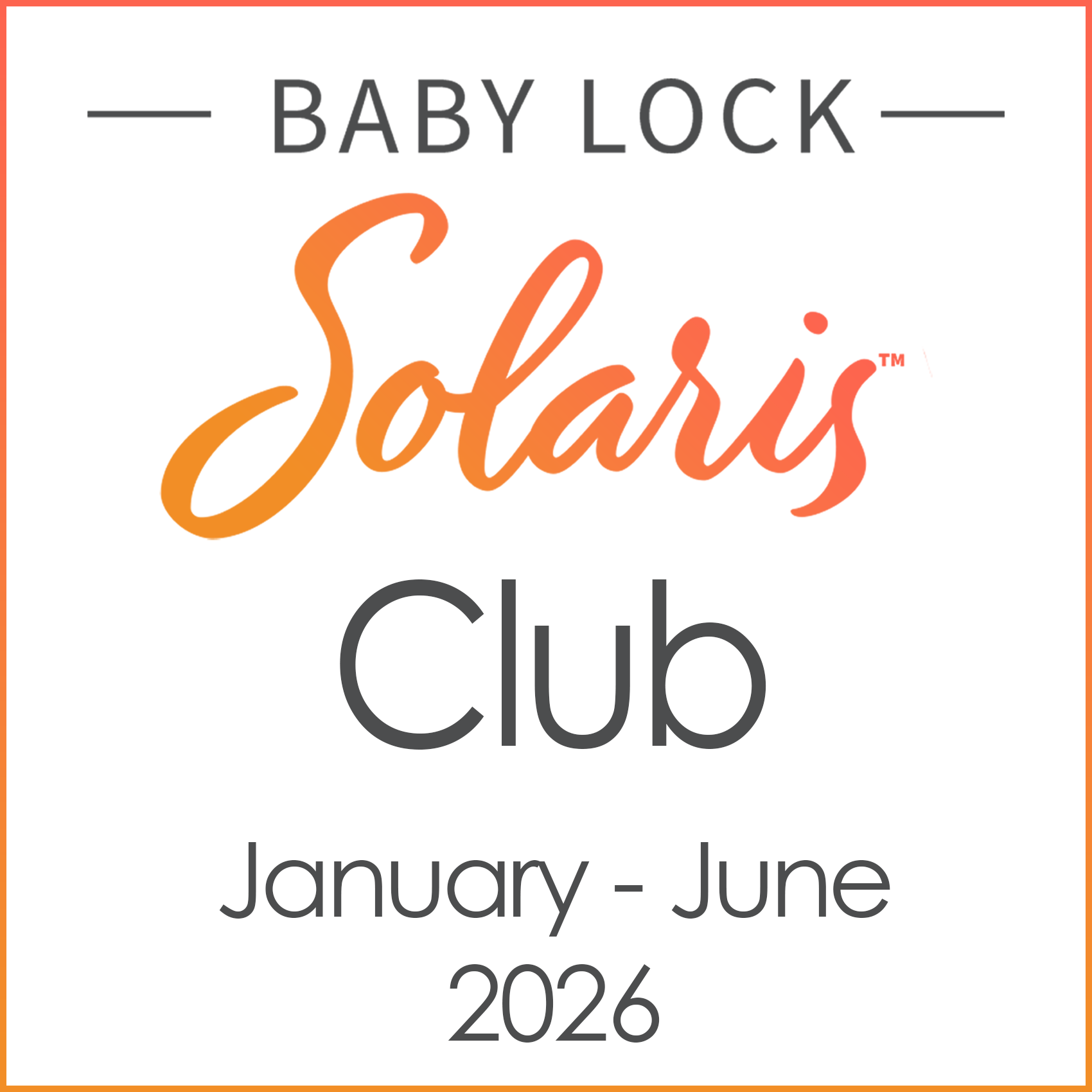 Solaris Club - January - June 2026