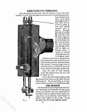 White Rotary Sewing Machine Book 10 Instruction Manual