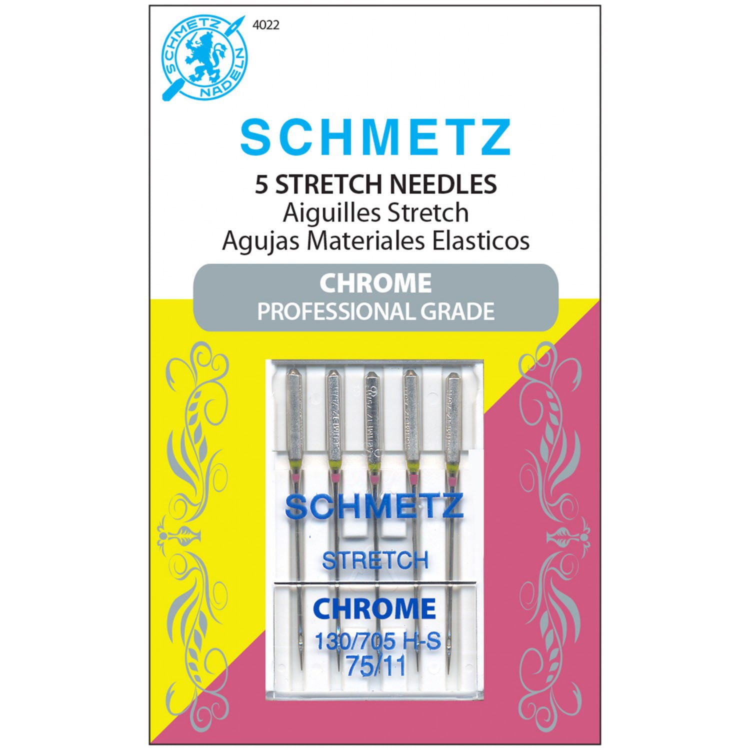 Schmetz Chrome Stretch Needles - 75/11