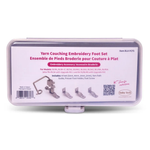 Baby Lock Yarn Couching Embroidery Foot Set - 4 Soles, BLA-YCFS