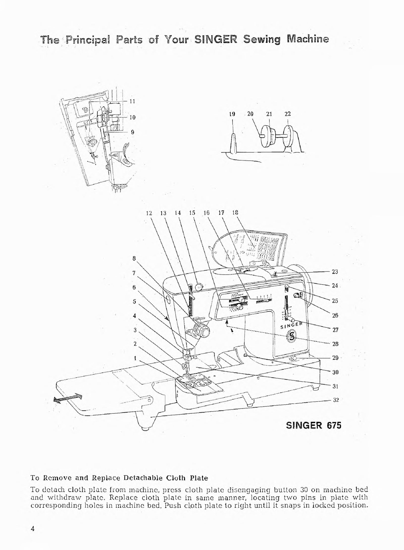 Singer 655 / 675 Instruction Manual