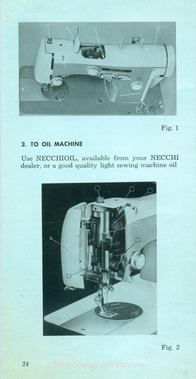 Necchi SuperNova Automatic Ultra Instruction Manual