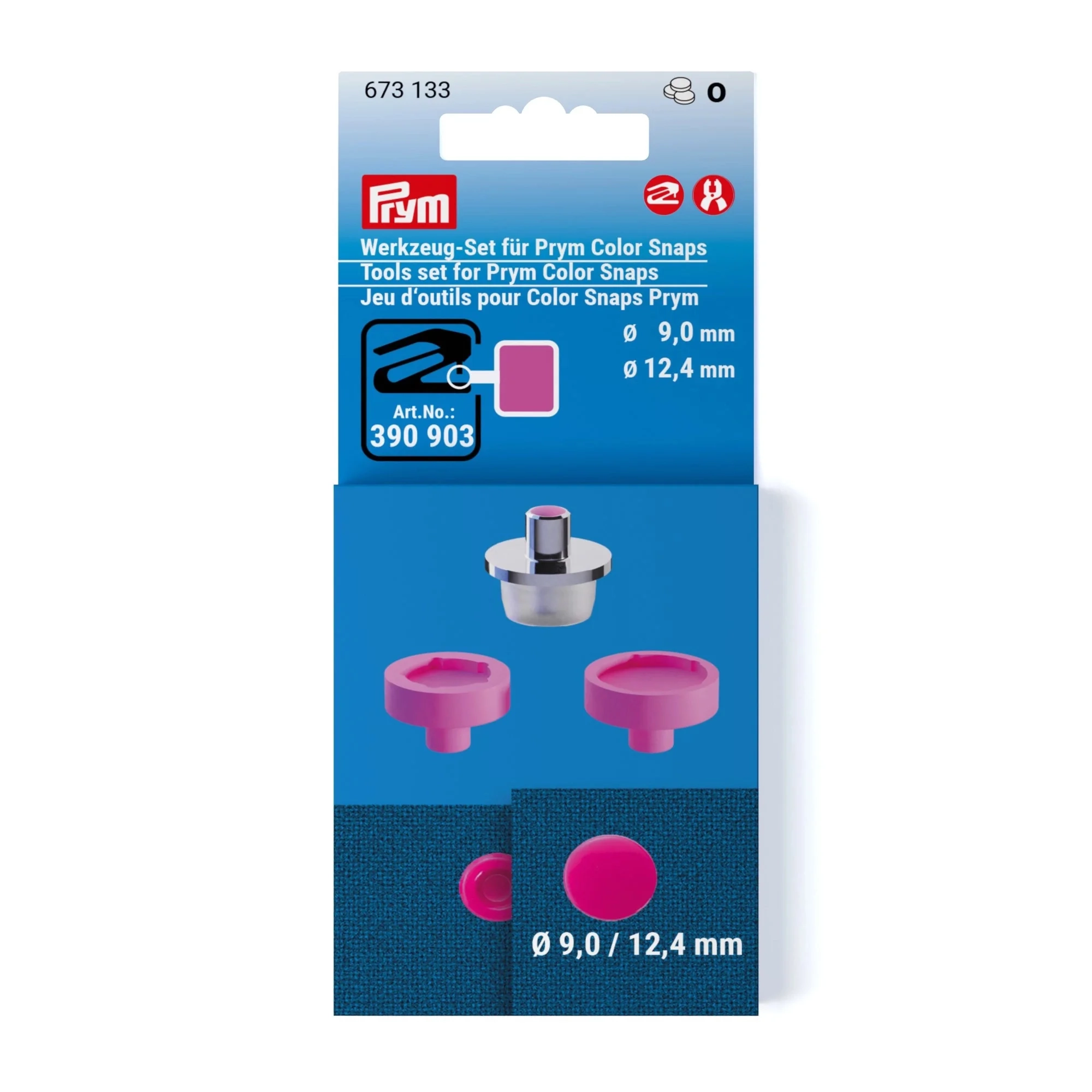 VARIO Tools set Color Snaps 9-12.4 mm