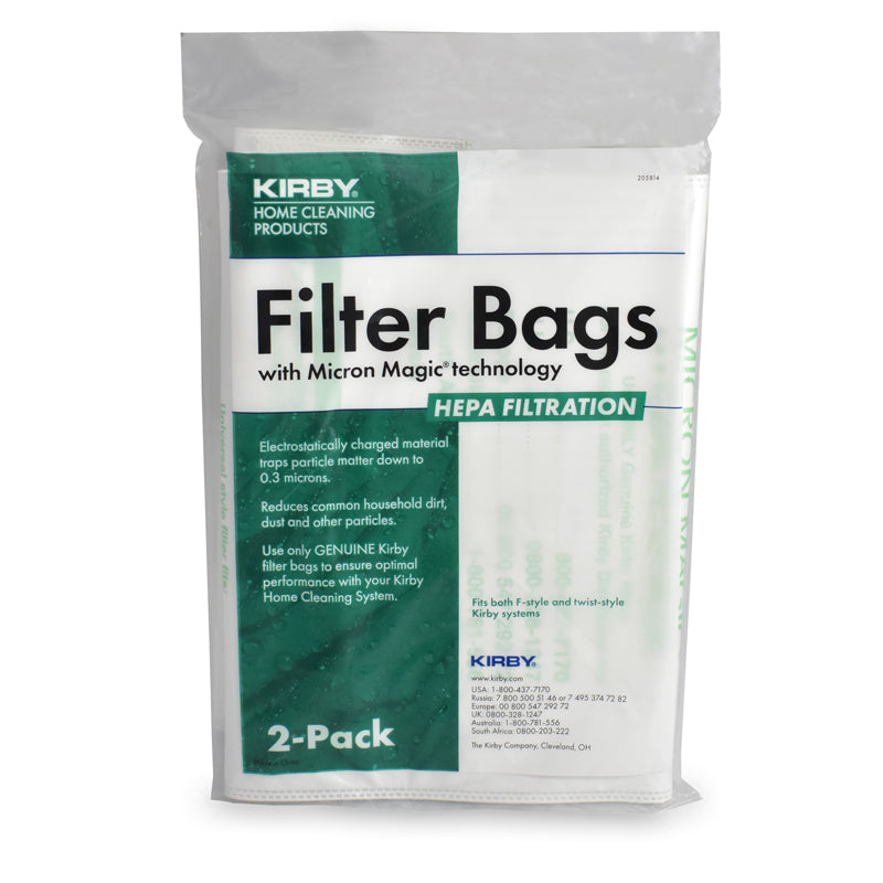 Kirby Micron Magic HEPA Type F Bag, 2/pk