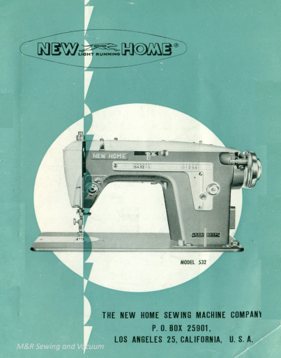 Instruction Manual, New Home 532