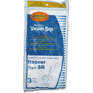 Type SR Replacement Bags, Hoover - 3/pk