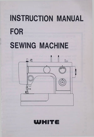 White 1750 Jeans Machine Instruction Manual