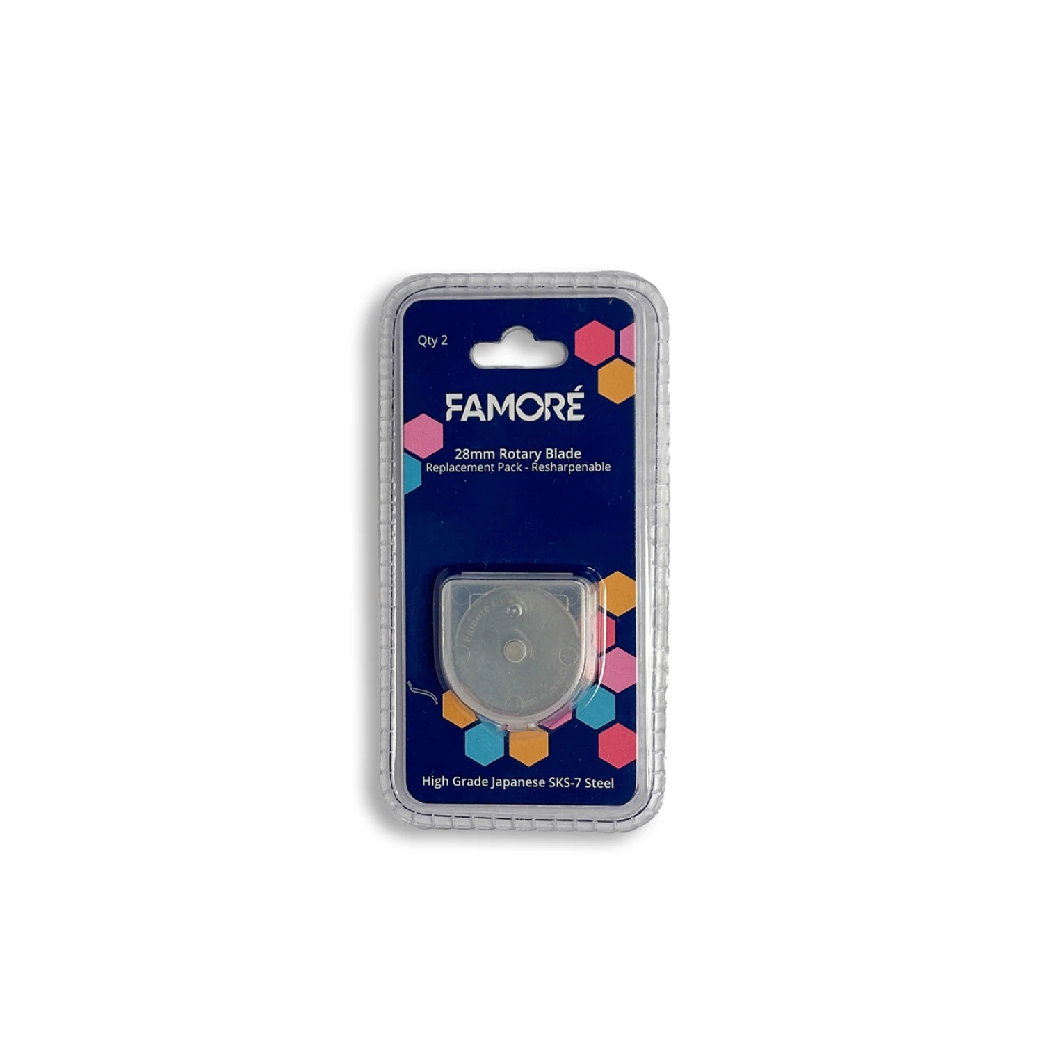 Famore 28mm Replacement Blades - 2/pk