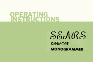 Kenmore Monogrammer Instruction Manual
