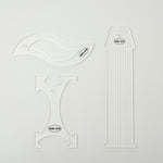 Baby Lock 3/16in Basic Ruler Set - Low Shank, BLRK2-LS