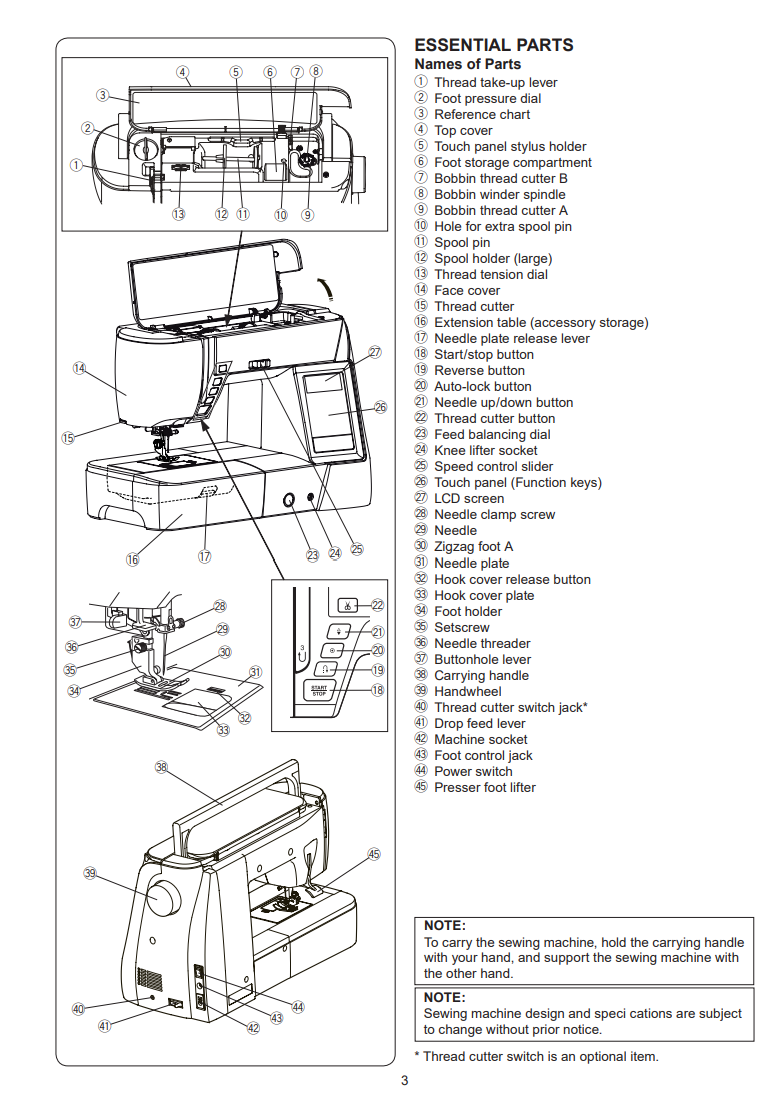 Instruction Manual, Janome Skyline S5