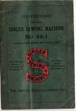 Singer 66-1 Instruction Manual