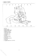 White WW-6000 Serger Instruction Manual