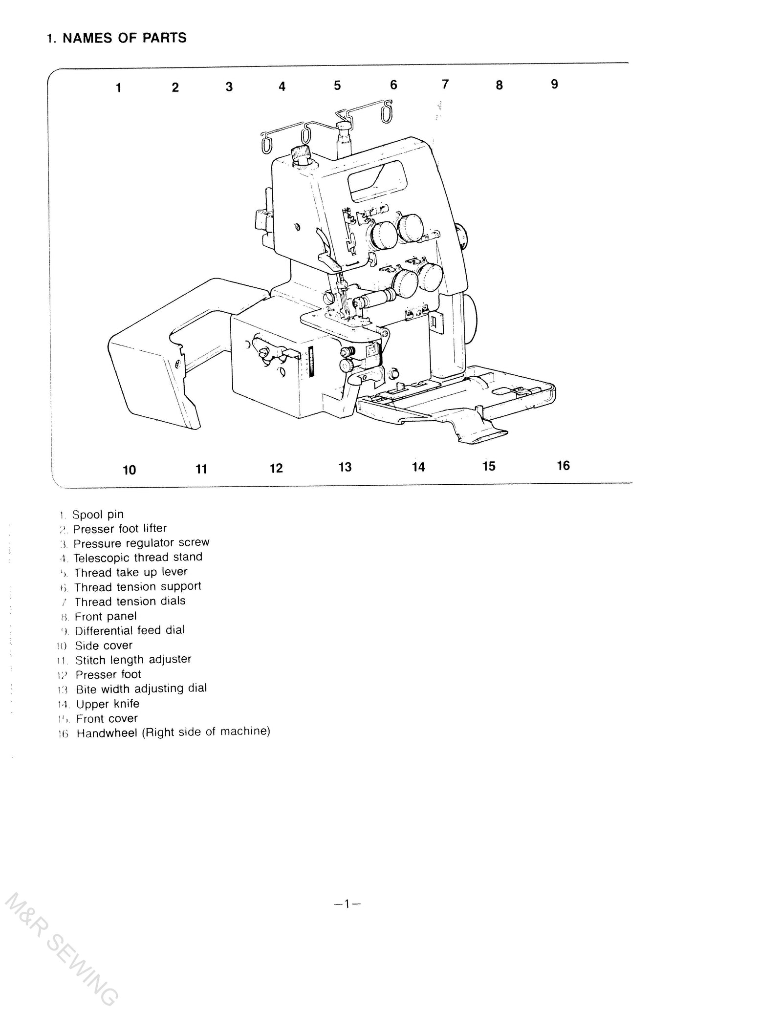 White WW-6000 Serger Instruction Manual