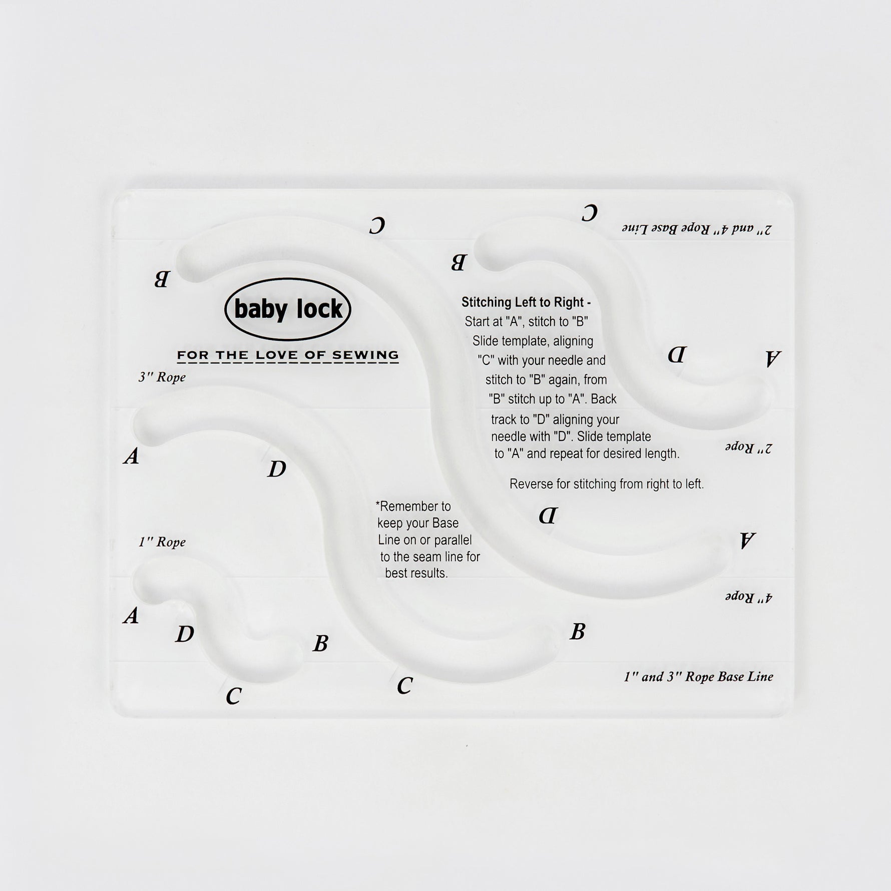 Baby Lock Rope Tool - Low Shank, BLRT-LS