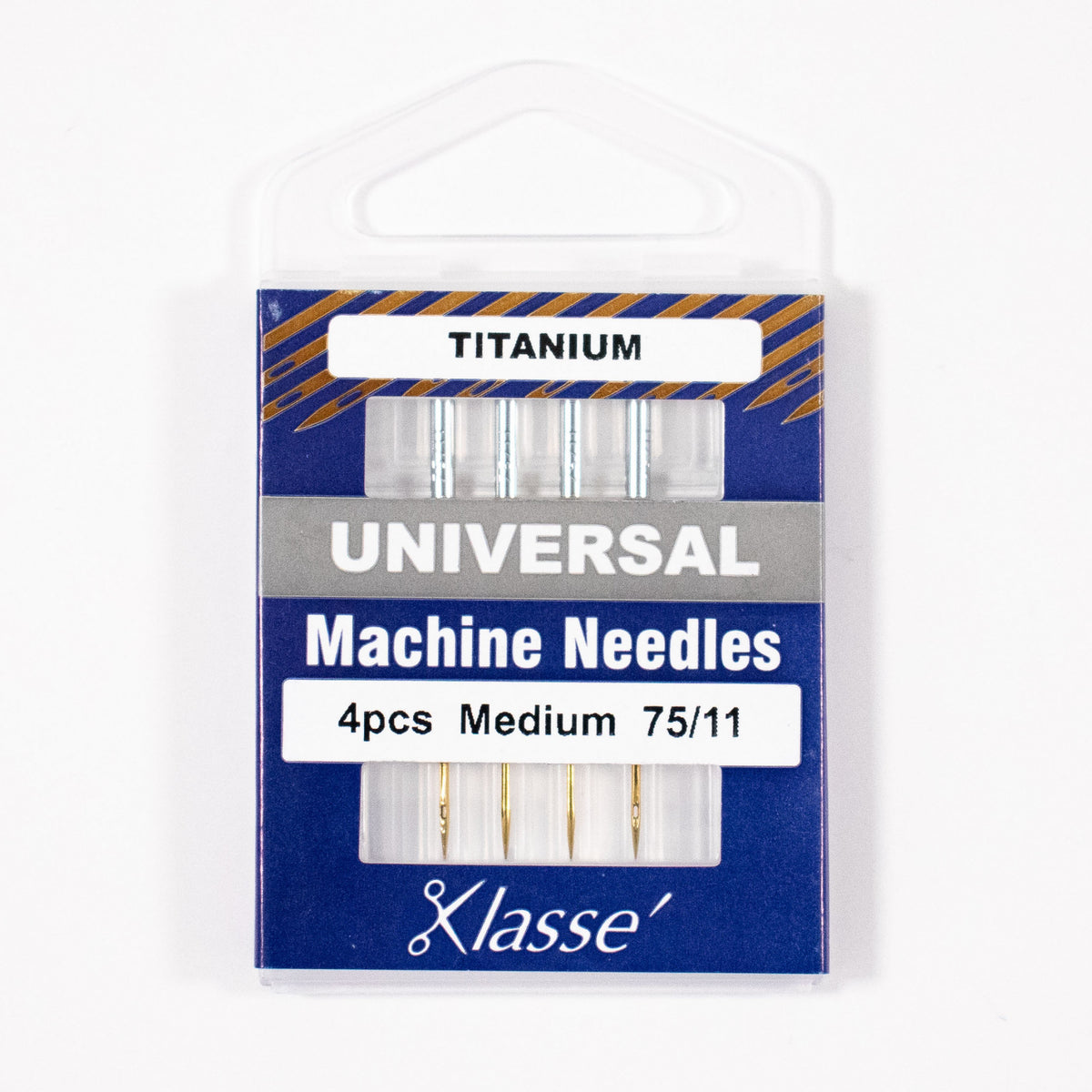Klasse Universal Needles (Titanium) - 75/11, 4/pk