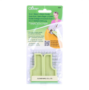 Clover 6-in-1 Stick 'N Stitch Guide