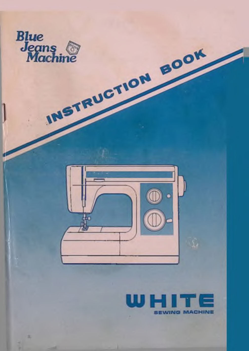 White 1577 Blue Jeans Machine Instruction Manual